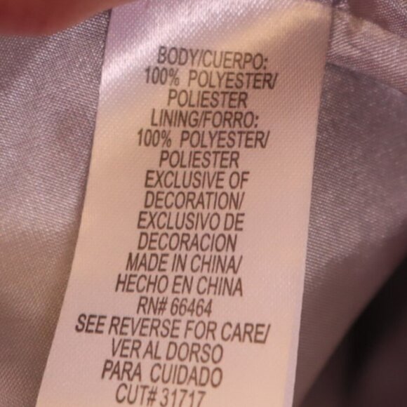 SILVER BROCADE DRESS 10 Jade Formal Cocktail Metallic Belted Cinched Classic - Picture 10 of 12